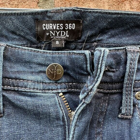NYDJ Curves 360 Distressed Jeans - Picture 4 of 8